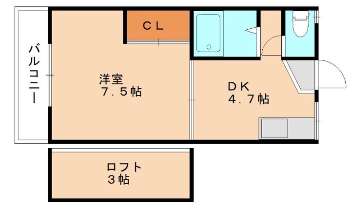 スティールネス汐入102の間取り