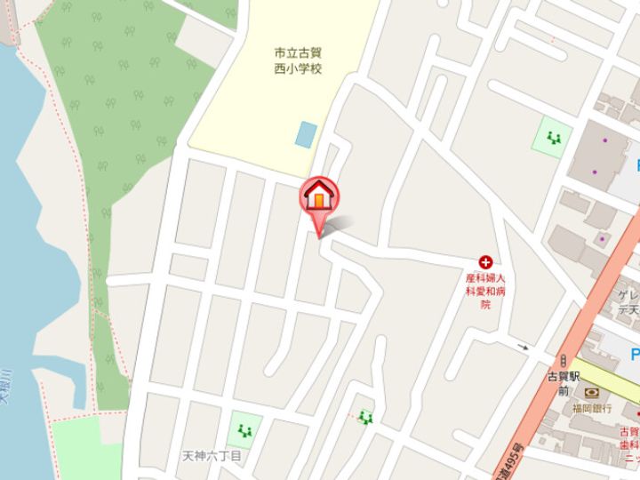 スティールネス汐入102の地図