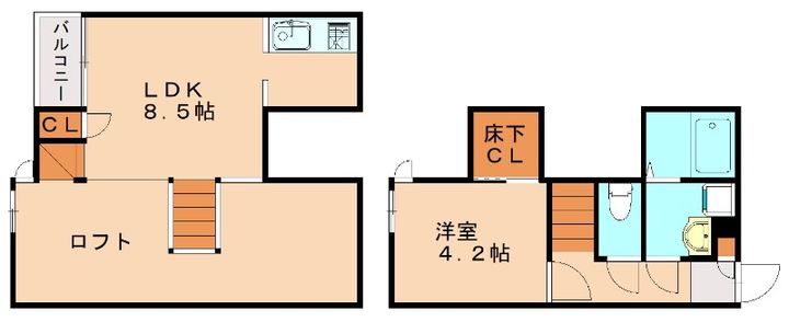CB古賀サプルの間取り