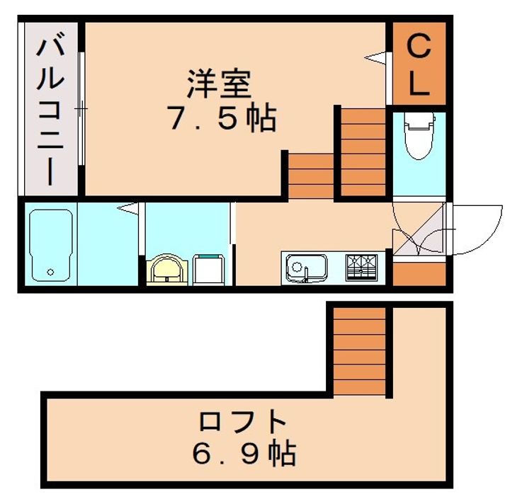 コンフォートメゾン105の間取り