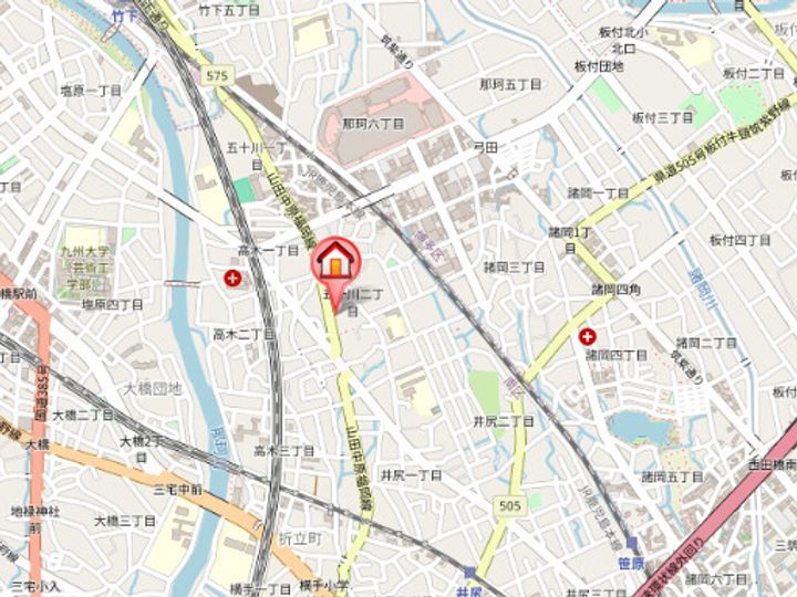 コンフォートメゾン105の地図