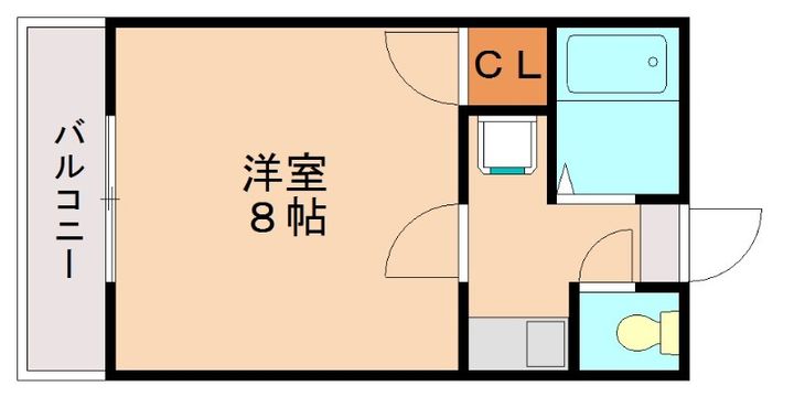 ライブクリスタル105の間取り