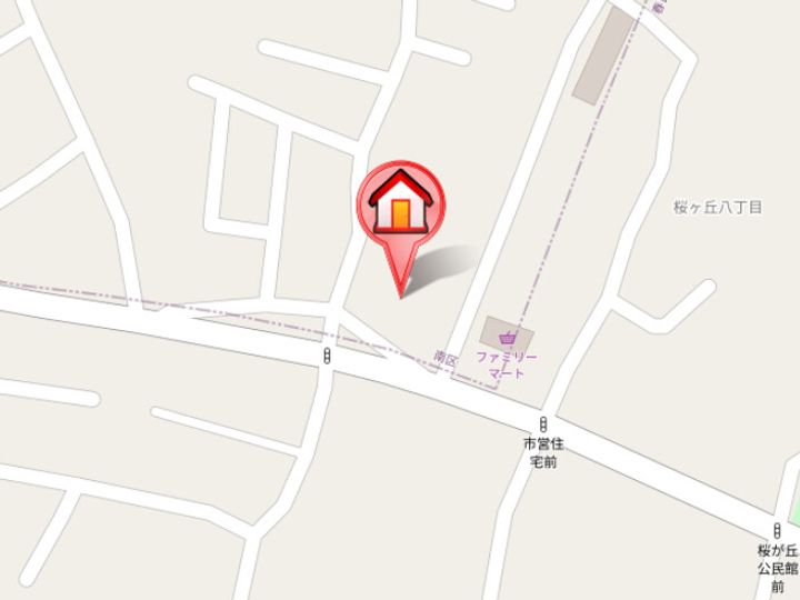 博多小町Ⅱの地図