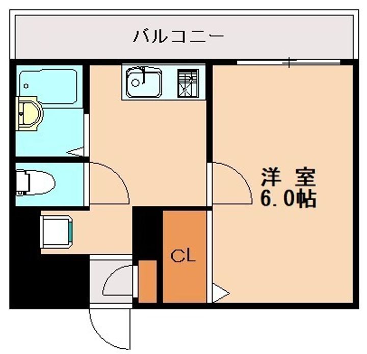 福岡県福岡市南区清水2丁目(マンション)の賃貸物件503の間取り