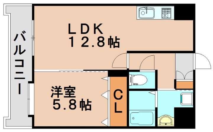 福岡県春日市天神山2丁目(マンション)の賃貸物件403の間取り