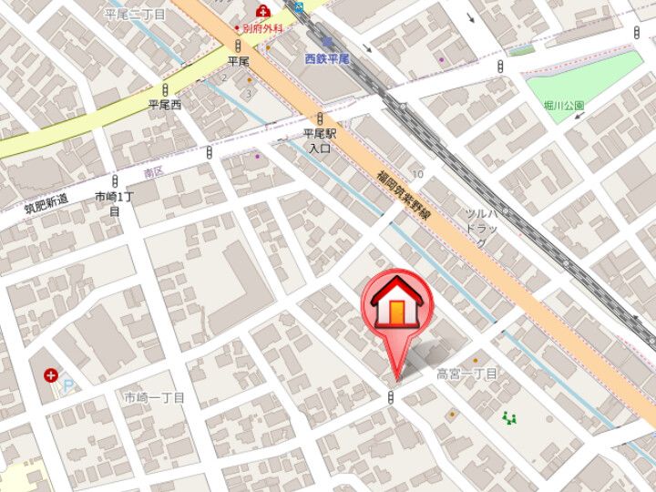 メゾンド平尾201の地図