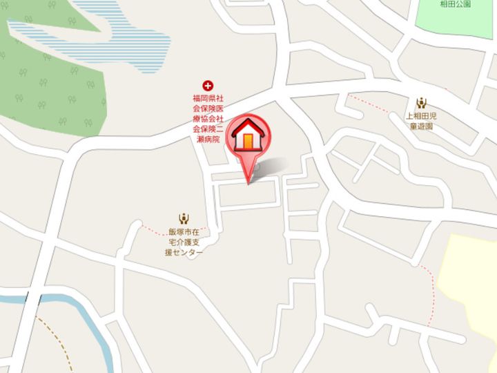 福岡県飯塚市伊川(マンション)の賃貸物件304の地図