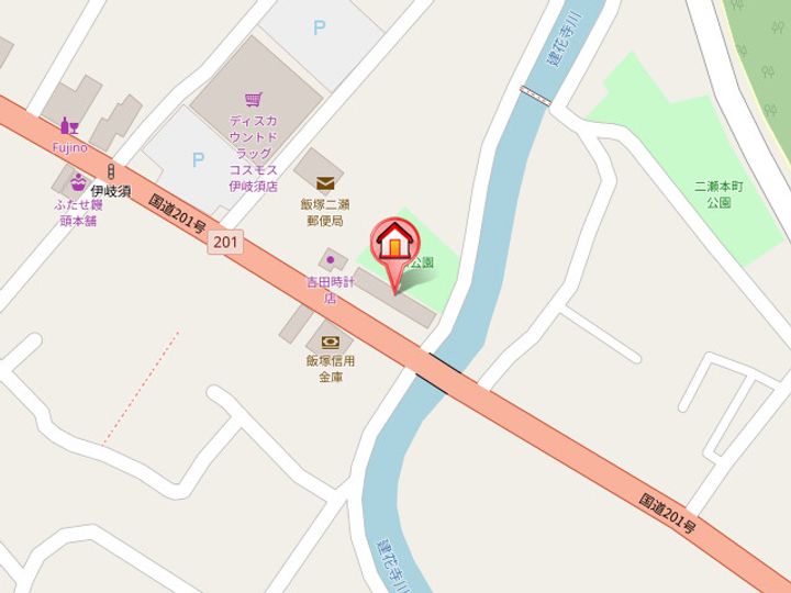 伊岐須ベルエア九工大102の地図