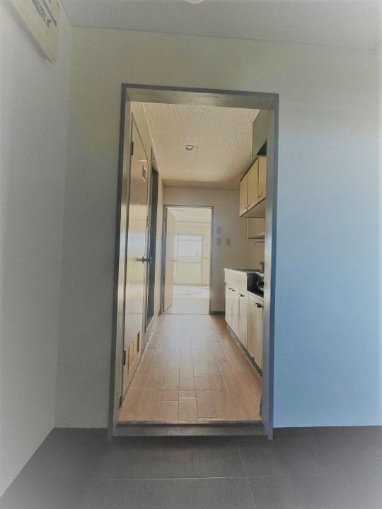 さくらコーポの玄関