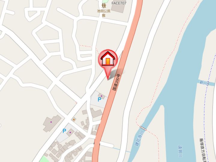 さくらコーポの地図