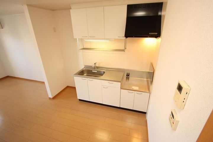 福岡県飯塚市花瀬(アパート)の賃貸物件202のキッチン