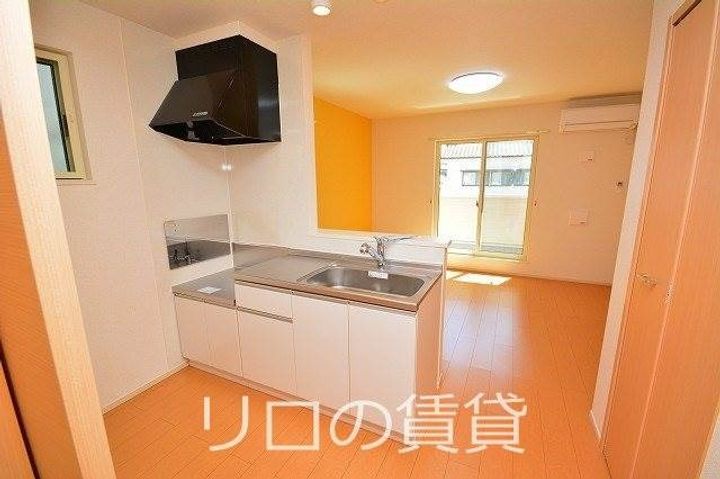 福岡県飯塚市川津(アパート)の賃貸物件201のキッチン