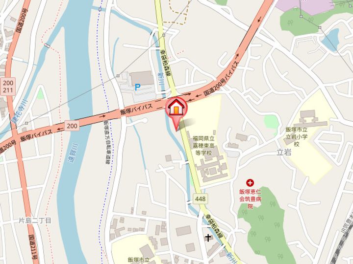 プライマリー新飯塚702の地図