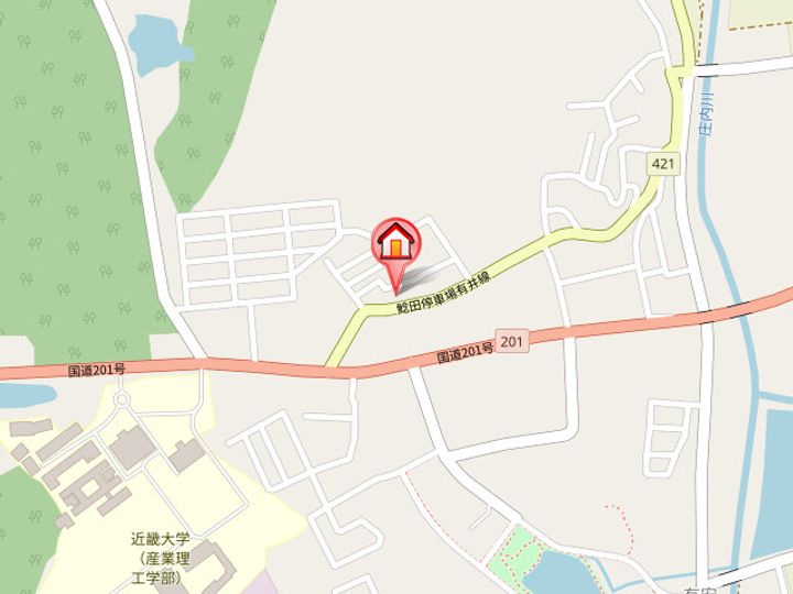 福岡県飯塚市有井(マンション)の賃貸物件306の地図