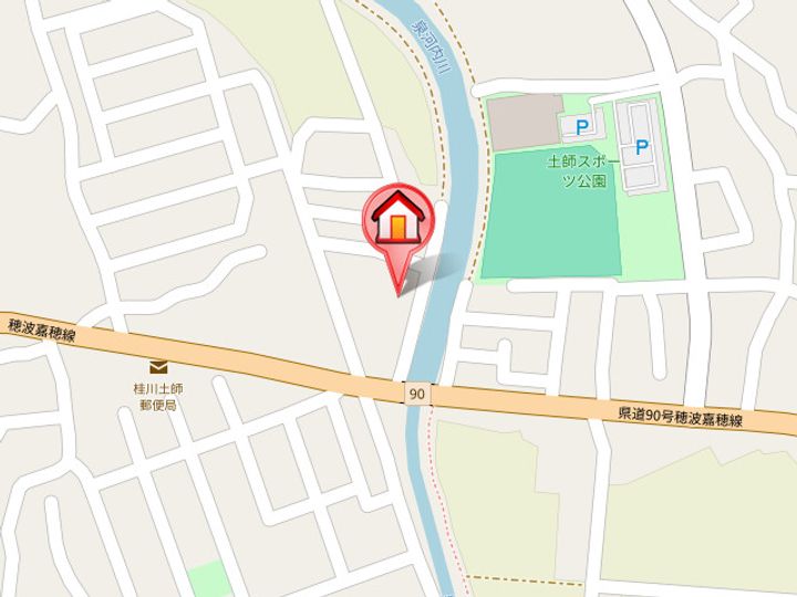 福岡県嘉穂郡桂川町大字土師(マンション)の賃貸物件303の地図