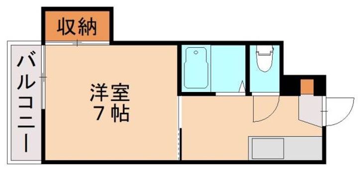 福岡県北九州市八幡西区紅梅2丁目(マンション)の賃貸物件203の間取り