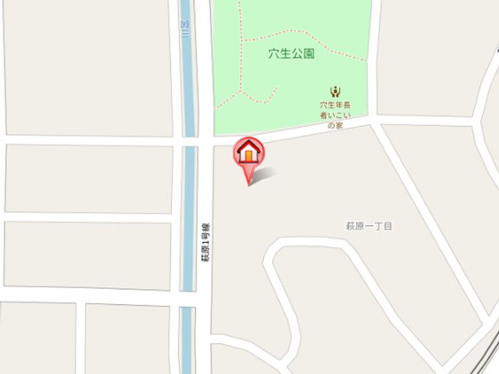 福岡県北九州市八幡西区萩原1丁目(アパート)の賃貸物件102の地図