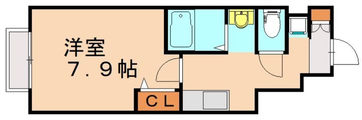 福岡県北九州市八幡西区木屋瀬3丁目(アパート)の賃貸物件106の間取り
