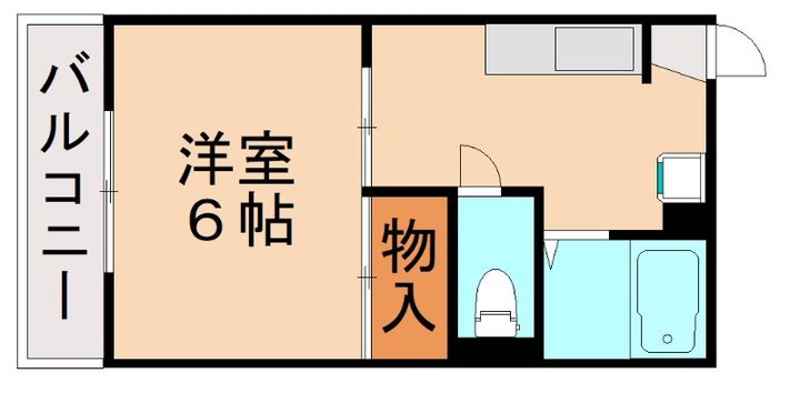 リバーサイドかなだ103の間取り