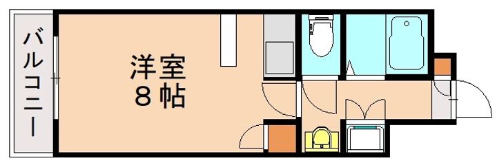 福岡県北九州市八幡西区陣原3丁目(マンション)の賃貸物件408の間取り