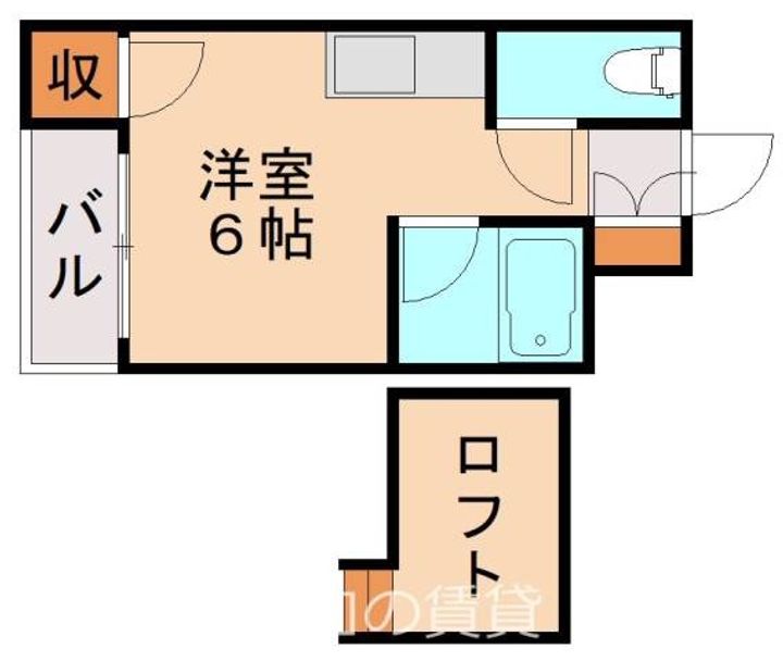 福岡県北九州市八幡西区大膳2丁目(アパート)の賃貸物件102の間取り