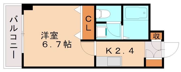 福岡県北九州市八幡西区三ケ森2丁目(アパート)の賃貸物件303の間取り