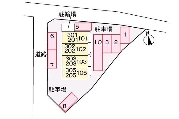 福岡県北九州市八幡西区三ケ森2丁目(アパート)の賃貸物件303のその他画像
