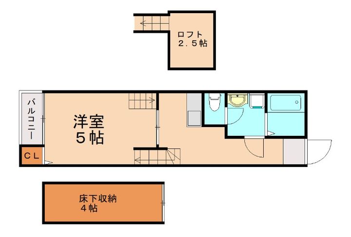 トレビアン本城の間取り