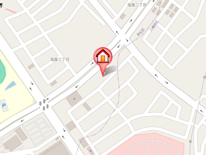 福岡県北九州市八幡西区本城学研台1丁目(アパート)の賃貸物件103の地図