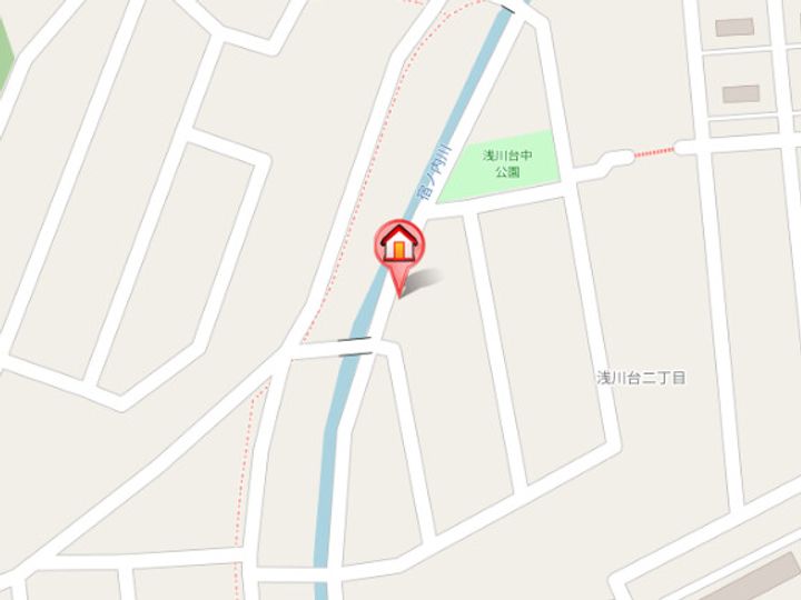 福岡県北九州市八幡西区浅川台2丁目(アパート)の賃貸物件103の地図
