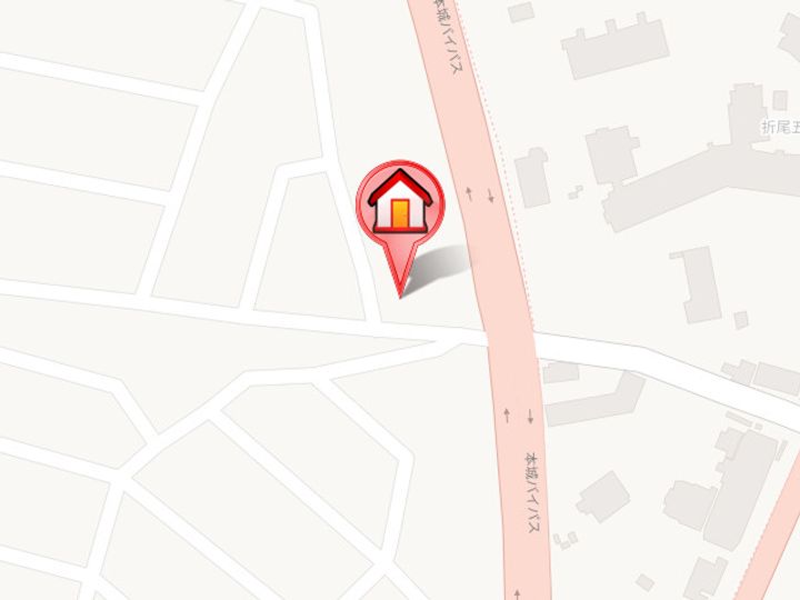 福岡県北九州市八幡西区日吉台2丁目(マンション)の賃貸物件203の地図