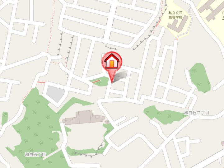 福岡県福岡市東区和白丘2丁目(アパート)の賃貸物件111の地図