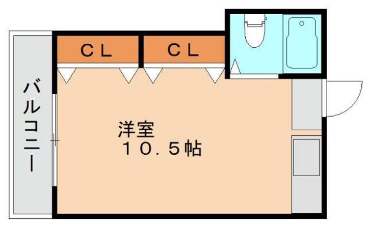 福岡県福岡市東区香住ケ丘4丁目(アパート)の賃貸物件203の間取り