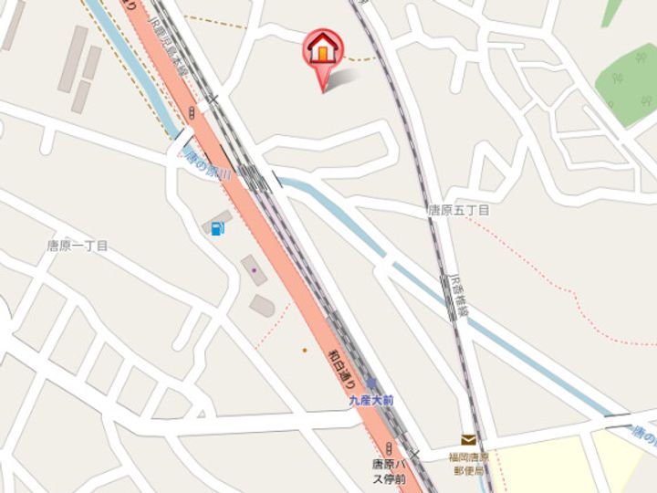 福岡県福岡市東区唐原5丁目(アパート)の賃貸物件103の地図