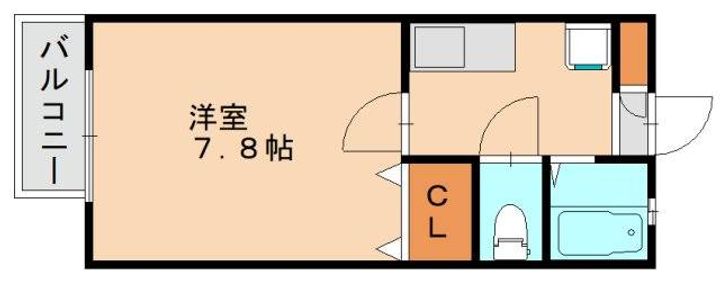 福岡県福岡市東区和白東1丁目(アパート)の賃貸物件201の間取り