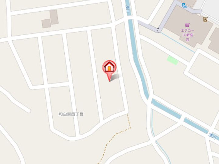 サクセスハイツ203の地図