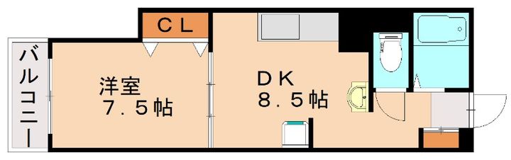 福岡県福岡市東区和白東5丁目(マンション)の賃貸物件403の間取り
