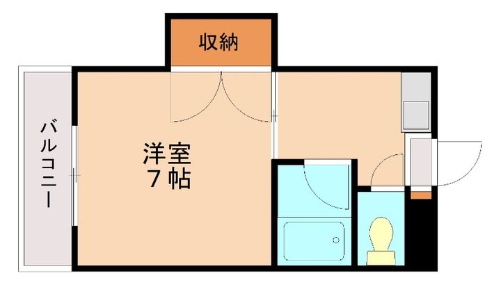 福岡県福岡市東区唐原7丁目(アパート)の賃貸物件103の間取り