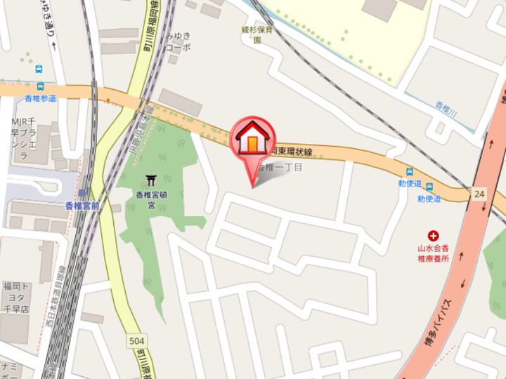 Shomia Hills301の地図