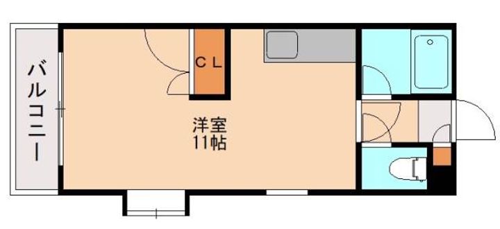 福岡県福岡市東区和白1丁目(マンション)の賃貸物件406の間取り
