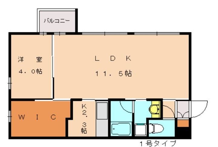 福岡県福岡市東区香住ケ丘6丁目(マンション)の賃貸物件101の間取り