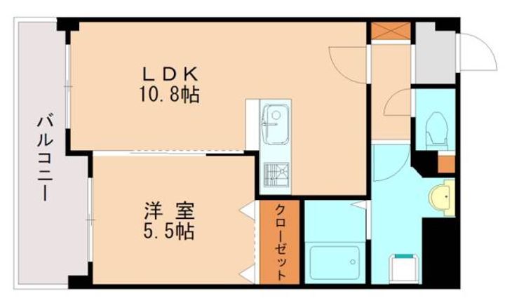 福岡県福岡市東区和白丘2丁目(マンション)の賃貸物件の間取り