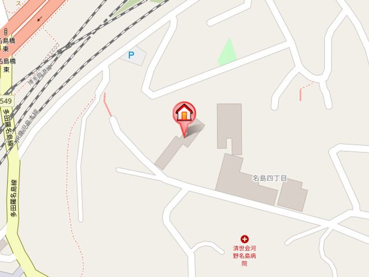 福岡県福岡市東区名島4丁目(マンション)の賃貸物件310の地図