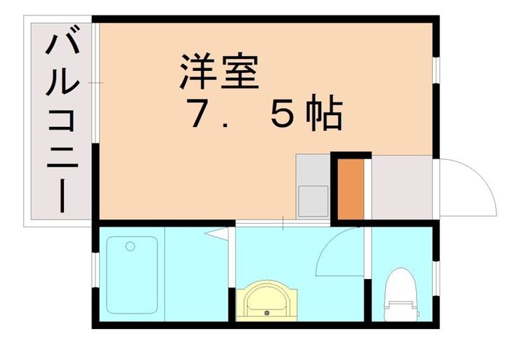 光ハイツの間取り