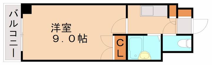 福岡県北九州市小倉北区片野4丁目(マンション)の賃貸物件1305の間取り