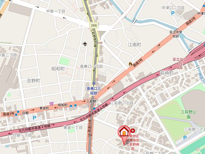 Crecia片野Ⅱの地図