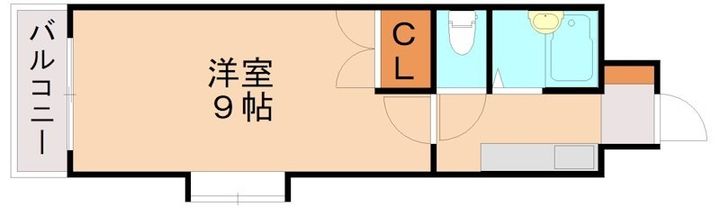 福岡県北九州市小倉北区片野4丁目(マンション)の賃貸物件505の間取り