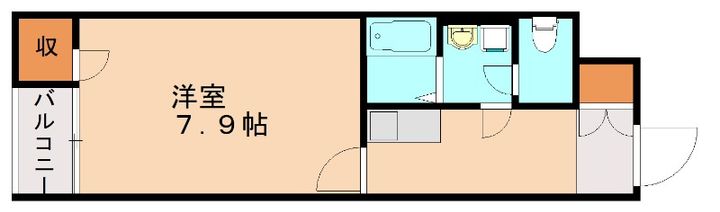 福岡県北九州市小倉北区中井3丁目(アパート)の賃貸物件104の間取り