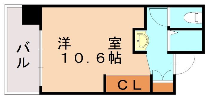 福岡県北九州市小倉北区古船場町(マンション)の賃貸物件204の間取り