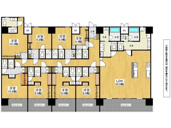 福岡県北九州市小倉北区古船場町(マンション)の賃貸物件204のその他画像